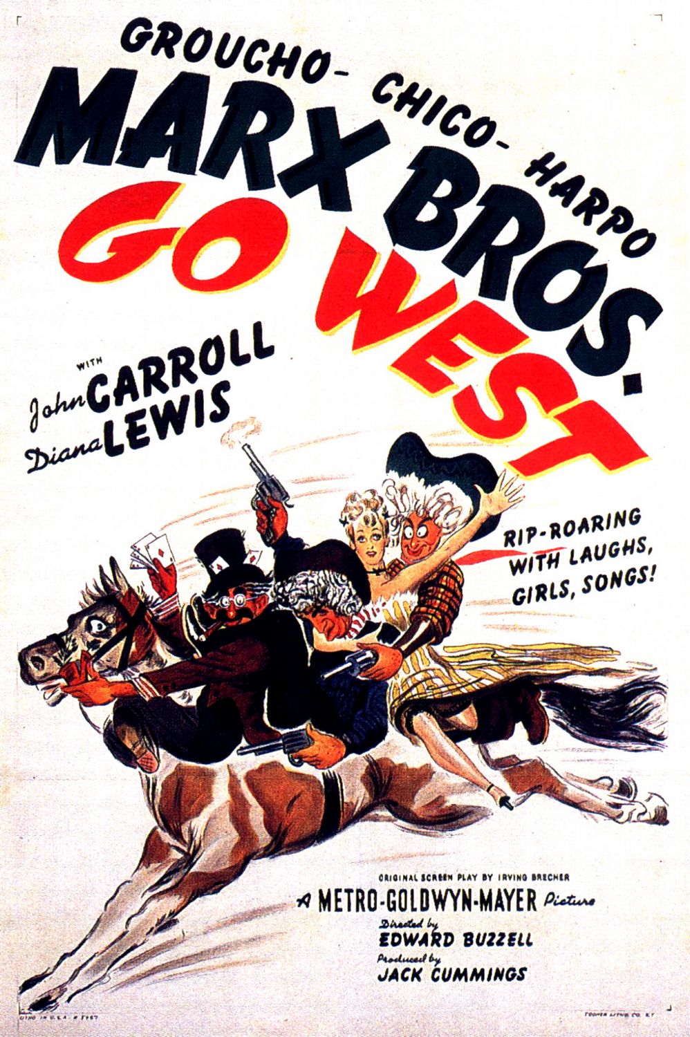 Extra Large Movie Poster Image for Go West (#1 of 3)