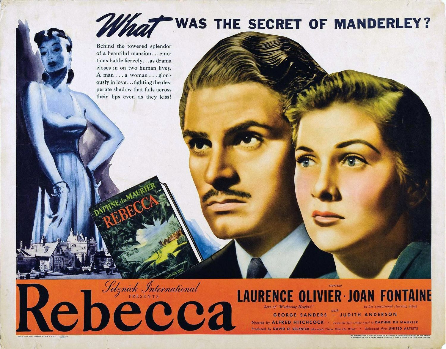 Extra Large Movie Poster Image for Rebecca (#5 of 6)