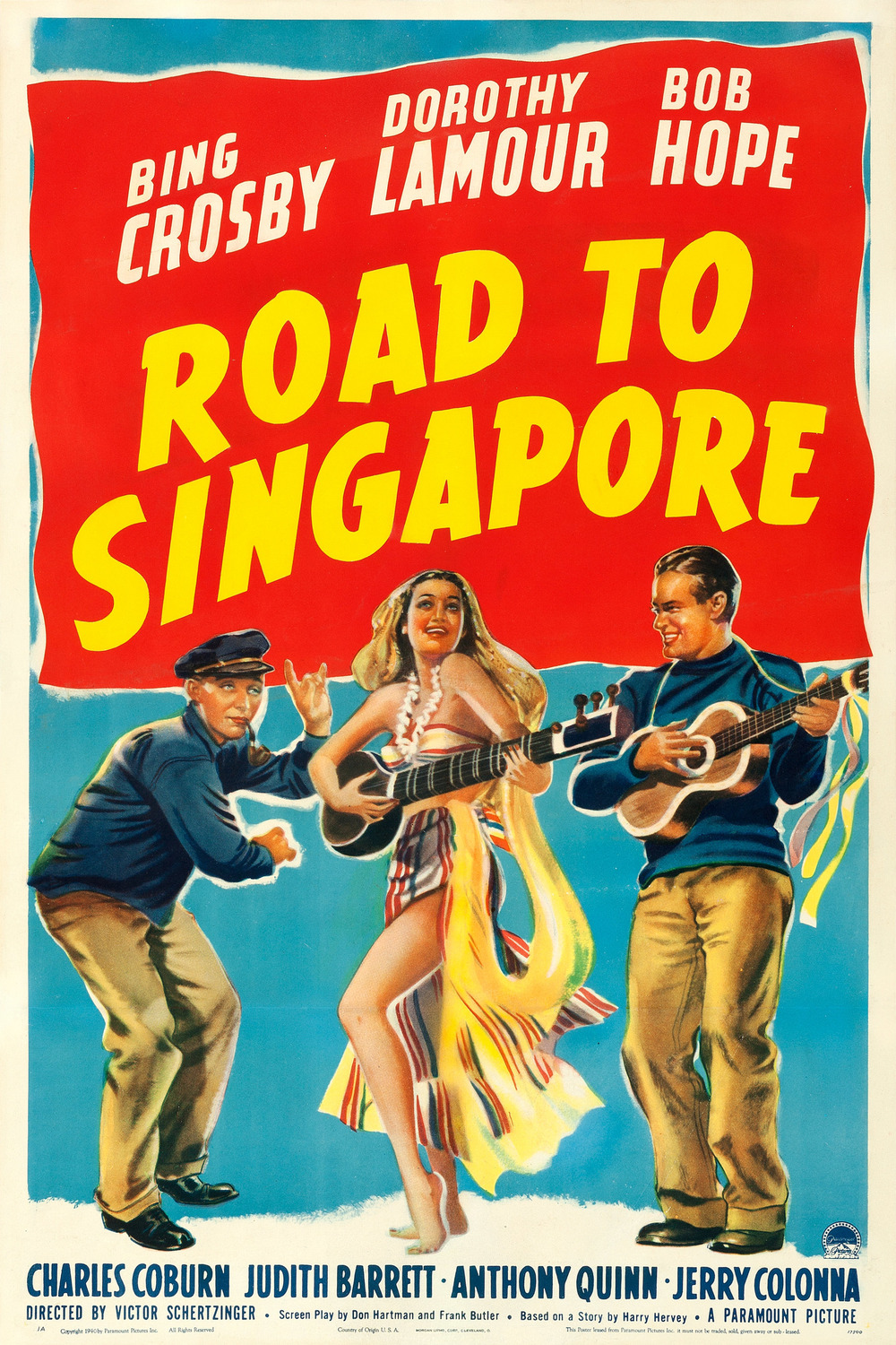 Extra Large Movie Poster Image for Road to Singapore 