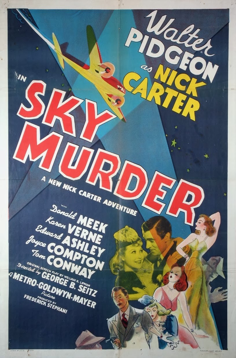 Extra Large Movie Poster Image for Sky Murder 