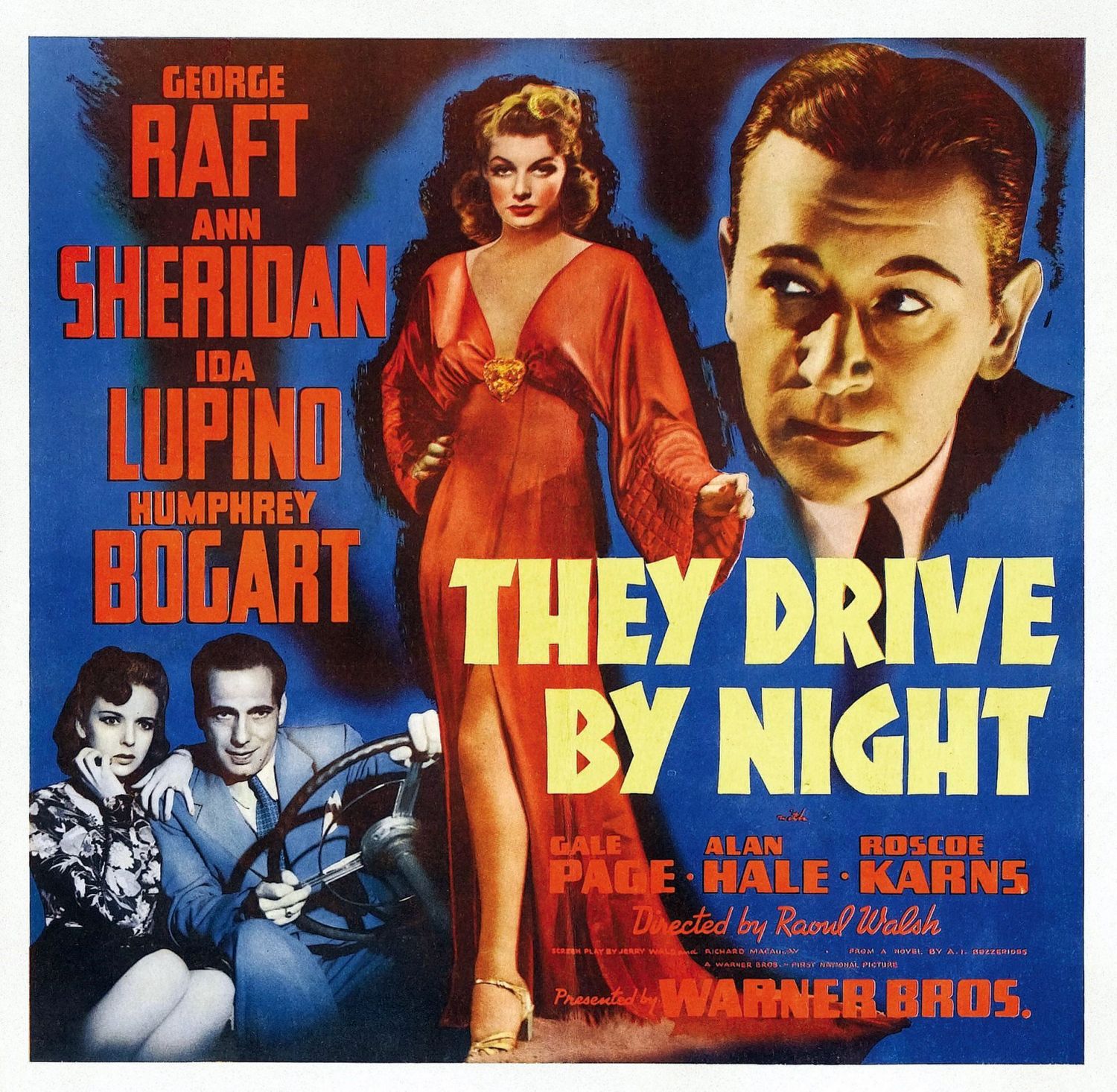 Extra Large Movie Poster Image for They Drive by Night (#4 of 8)
