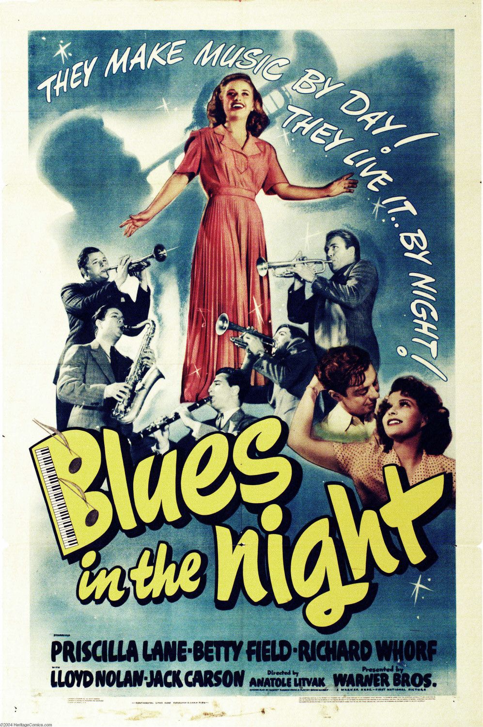 Extra Large Movie Poster Image for Blues in the Night 