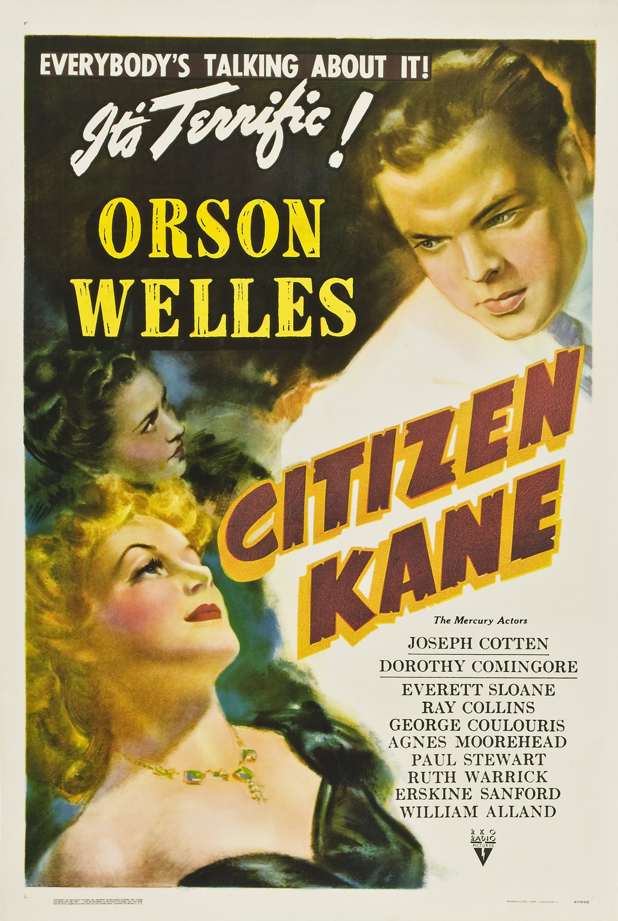 Mega Sized Movie Poster Image for Citizen Kane (#1 of 4)