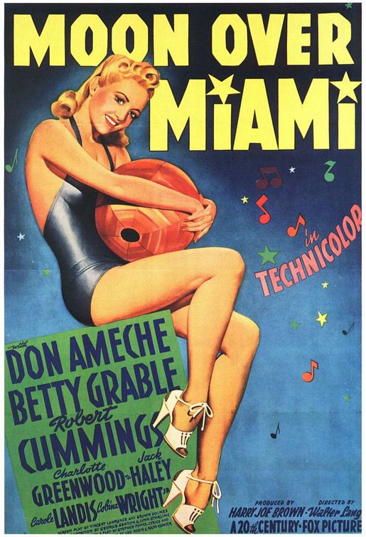 Moon Over Miami Movie Poster