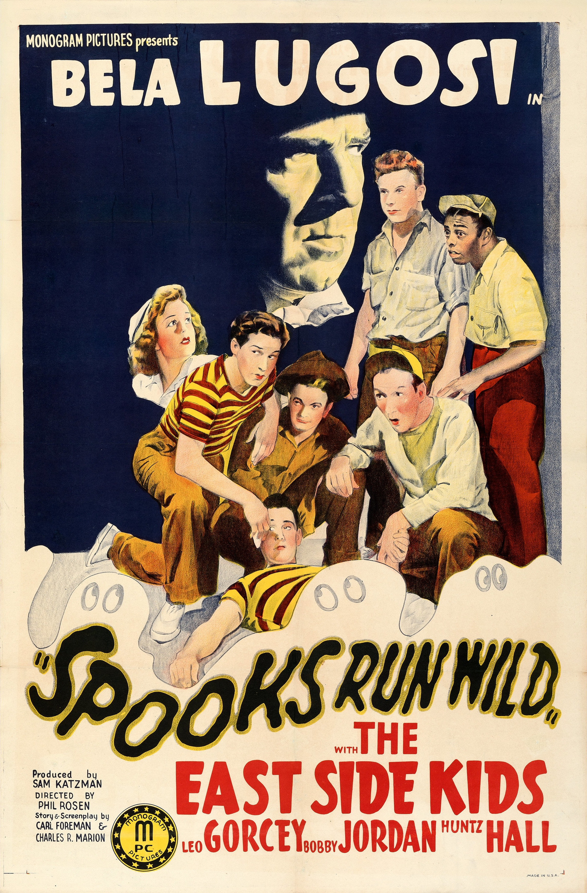 Mega Sized Movie Poster Image for Spooks Run Wild 