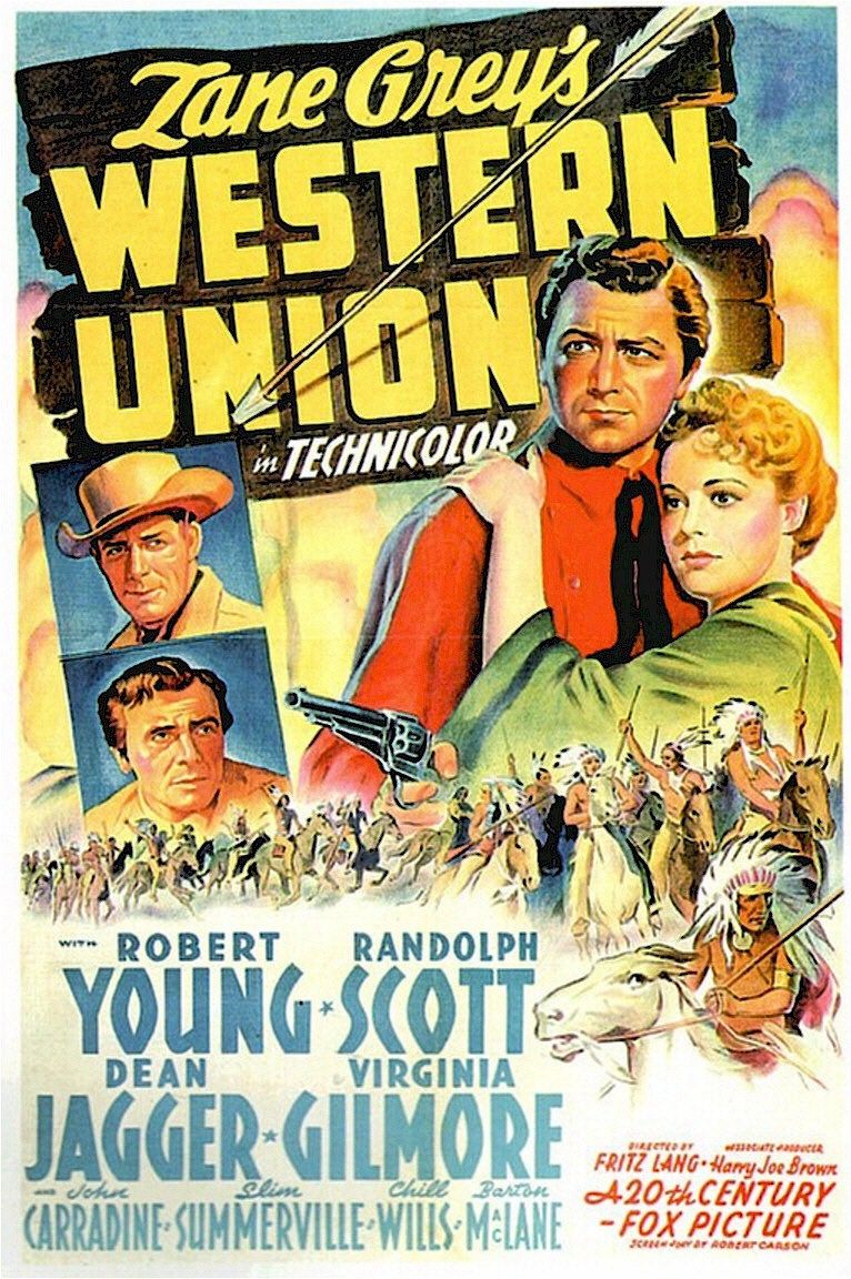 Extra Large Movie Poster Image for Western Union 