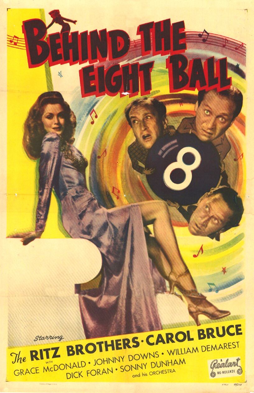 Extra Large Movie Poster Image for Behind the Eight Ball 
