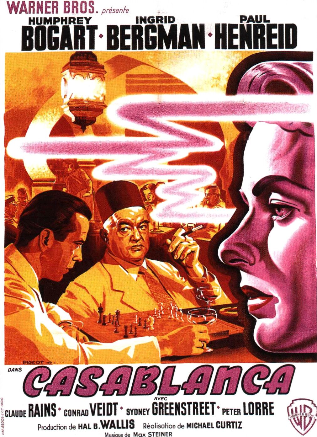Extra Large Movie Poster Image for Casablanca (#6 of 7)