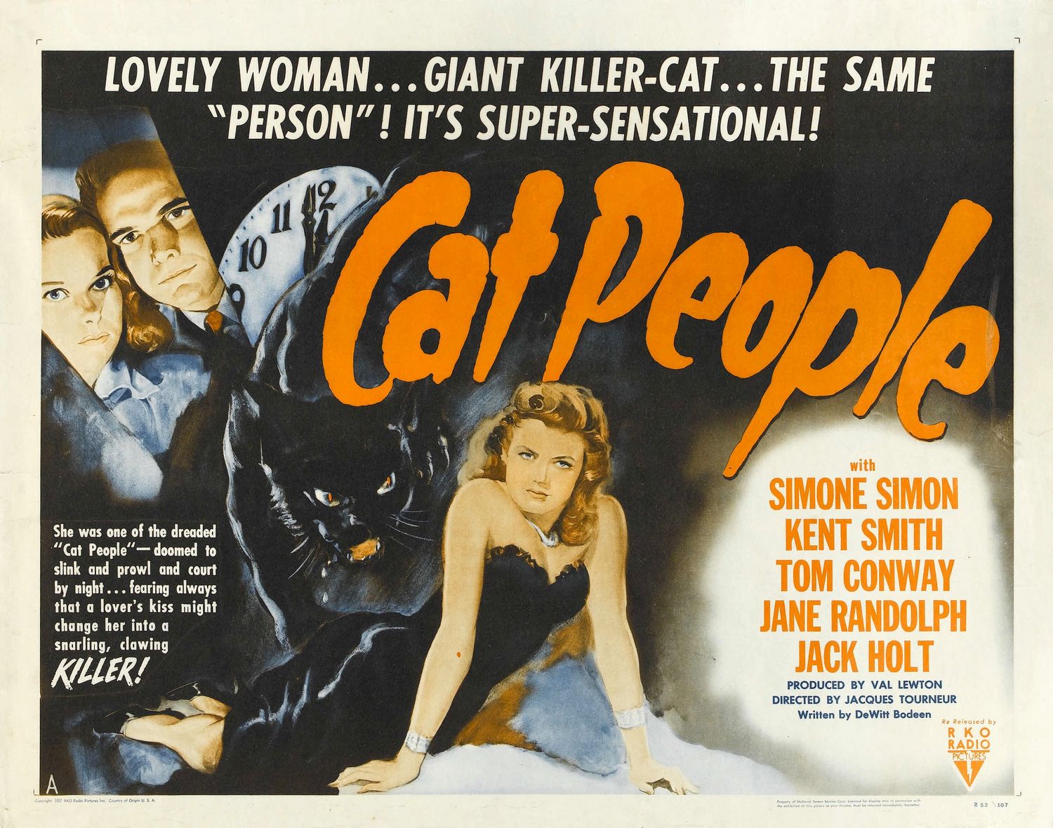 Extra Large Movie Poster Image for Cat People (#6 of 6)
