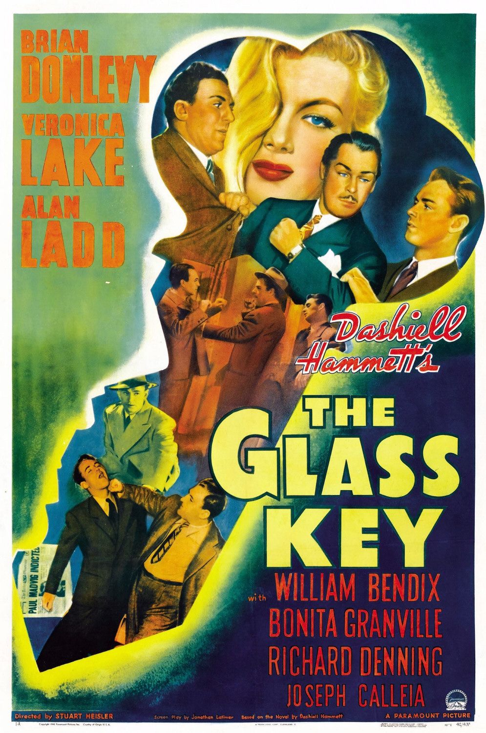 Extra Large Movie Poster Image for The Glass Key (#2 of 3)