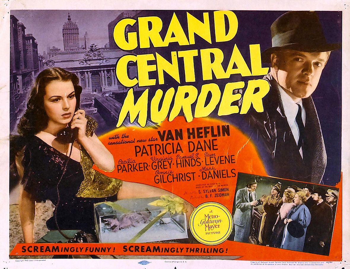 Extra Large Movie Poster Image for Grand Central Murder (#2 of 2)