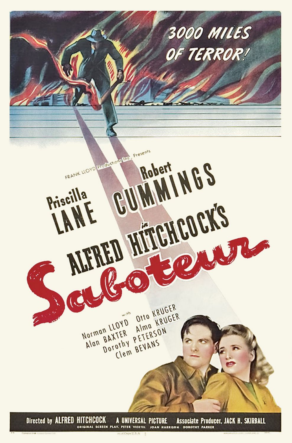 Extra Large Movie Poster Image for Saboteur (#2 of 4)