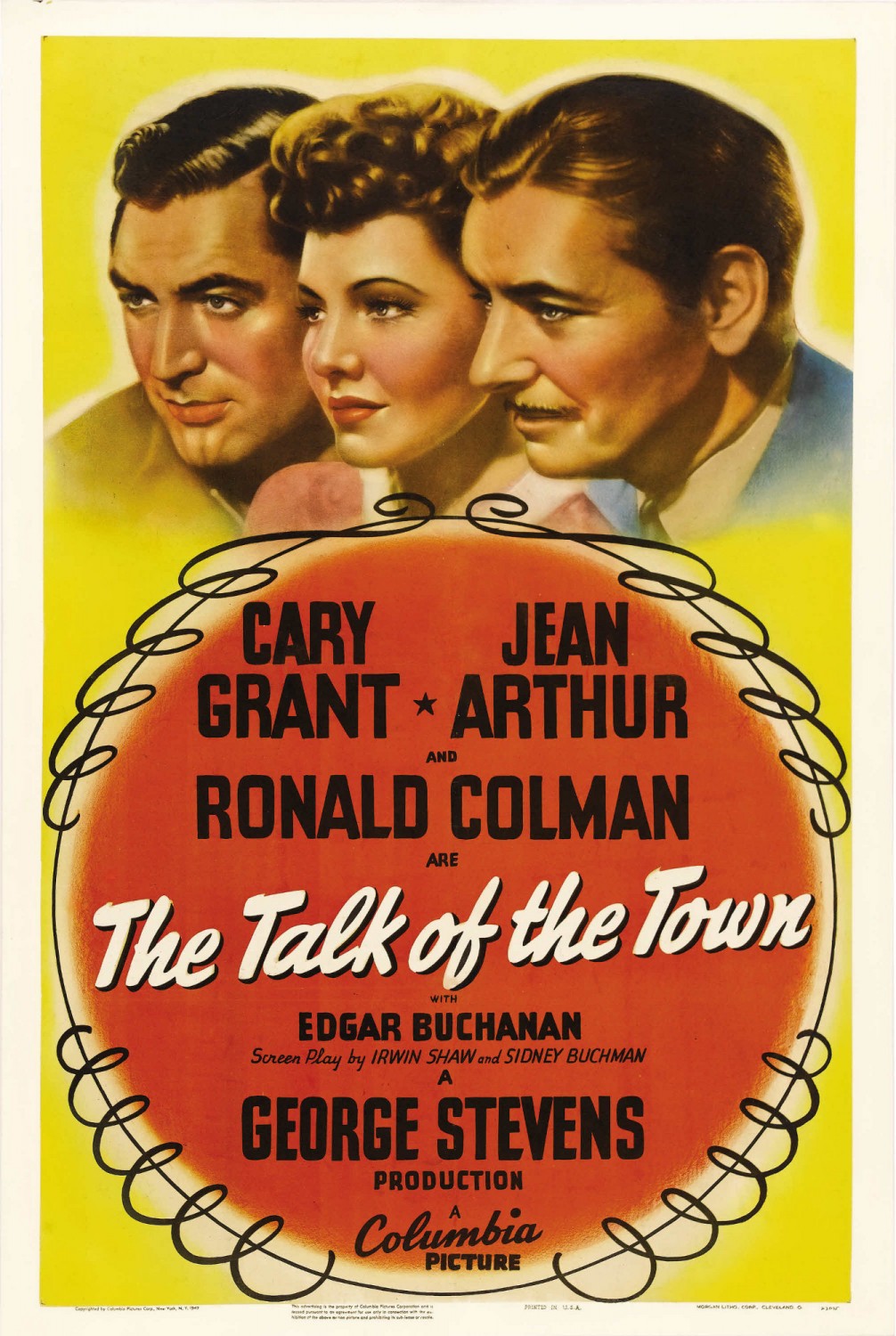 Extra Large Movie Poster Image for The Talk of the Town 