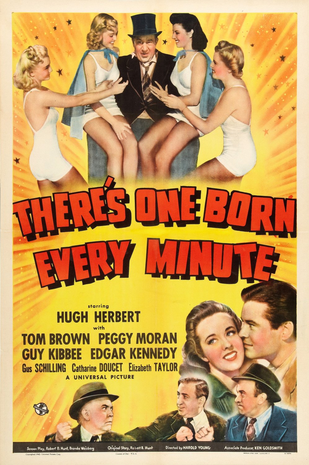 Extra Large Movie Poster Image for There's One Born Every Minute 