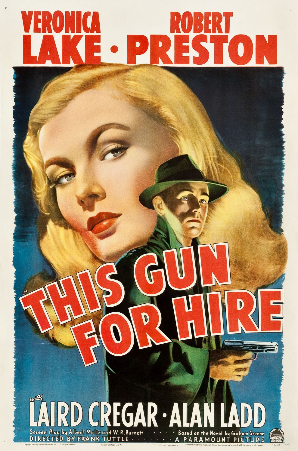 Extra Large Movie Poster Image for This Gun for Hire (#2 of 6)