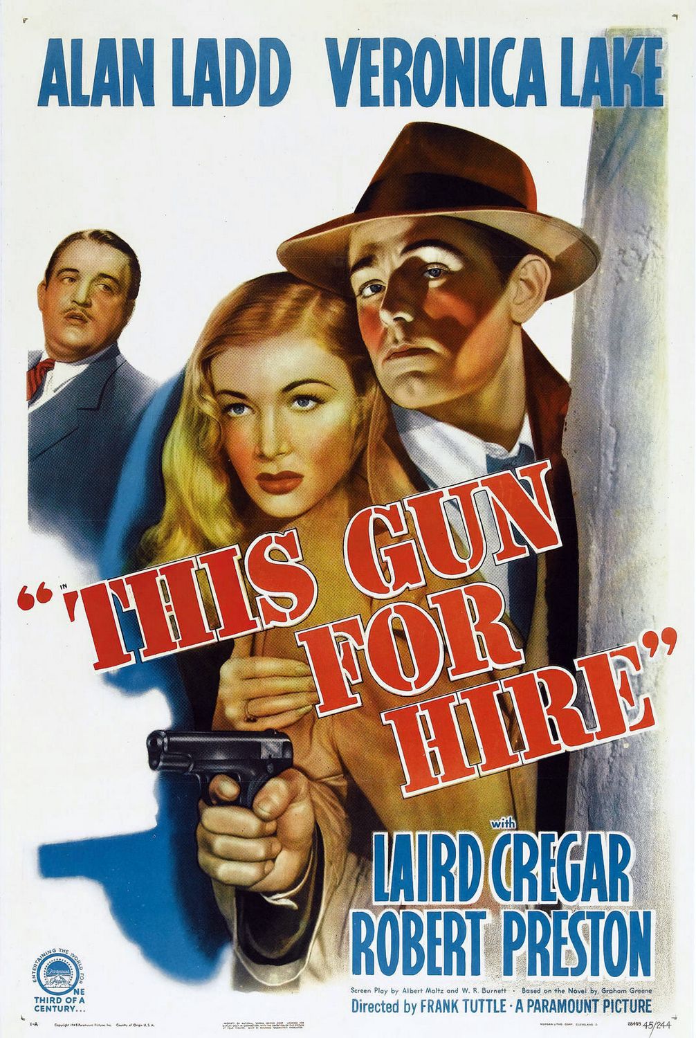 Extra Large Movie Poster Image for This Gun for Hire (#1 of 6)