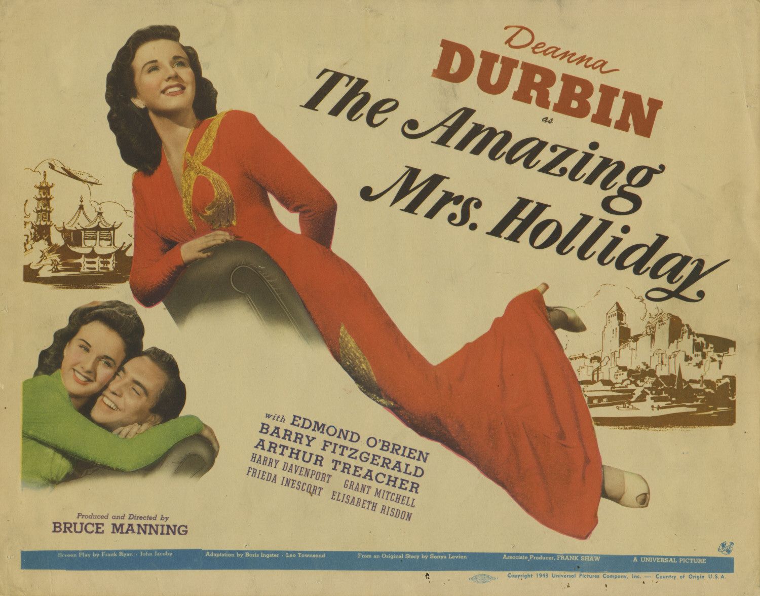 Extra Large Movie Poster Image for The Amazing Mrs. Holliday 