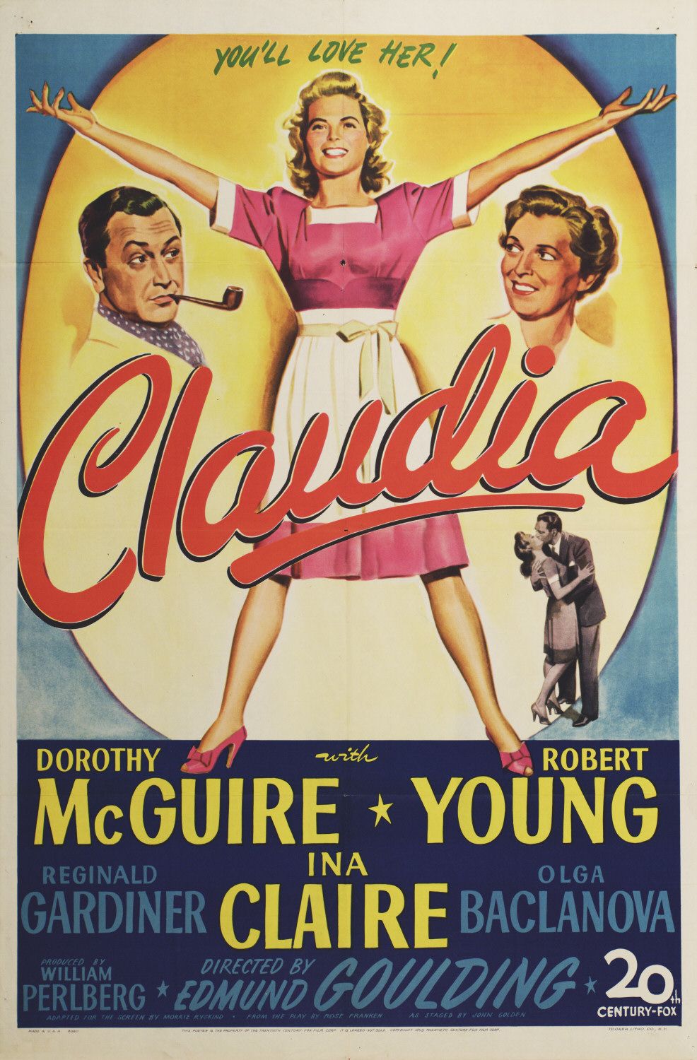 Extra Large Movie Poster Image for Claudia 