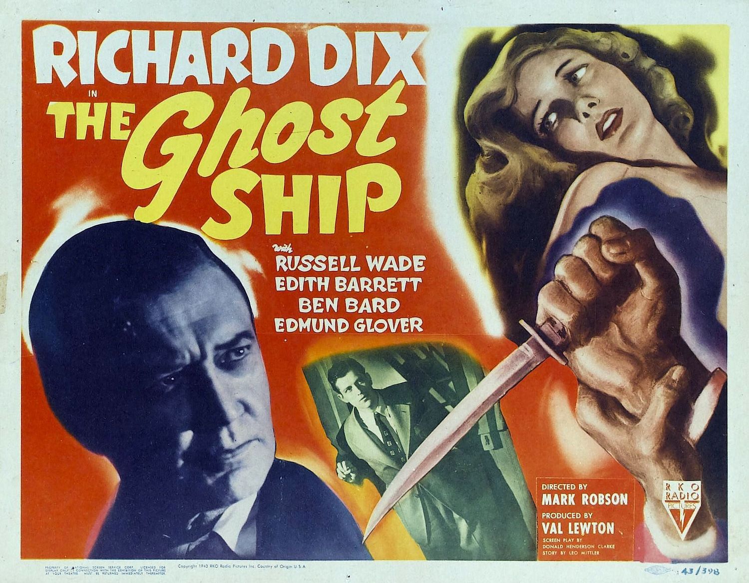Extra Large Movie Poster Image for The Ghost Ship (#3 of 3)