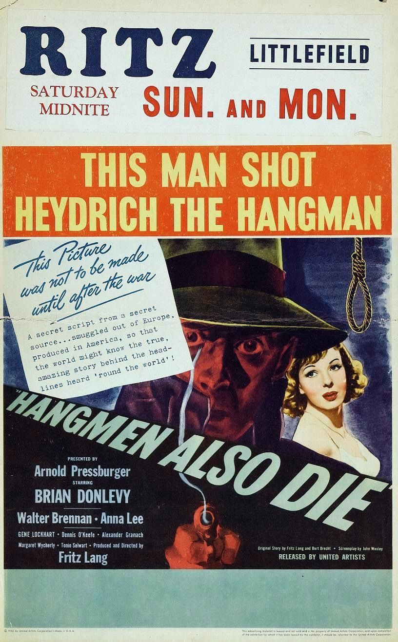 Extra Large Movie Poster Image for Hangmen Also Die! 
