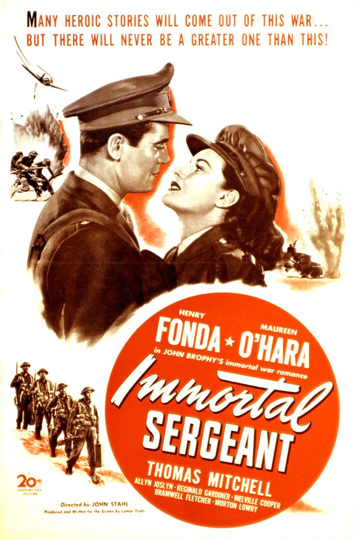 Extra Large Movie Poster Image for Immortal Sergeant 