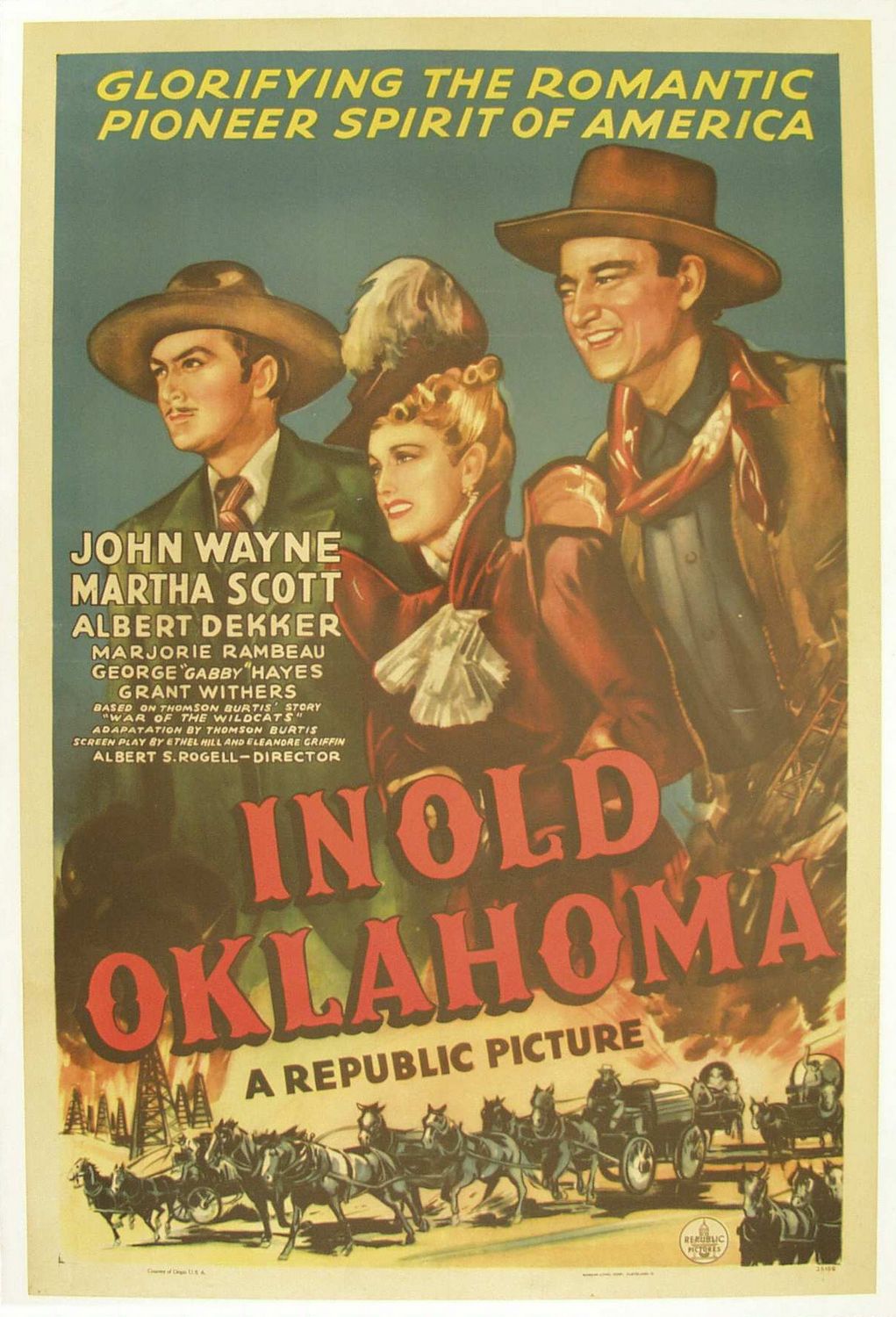 Extra Large Movie Poster Image for In Old Oklahoma (#1 of 2)