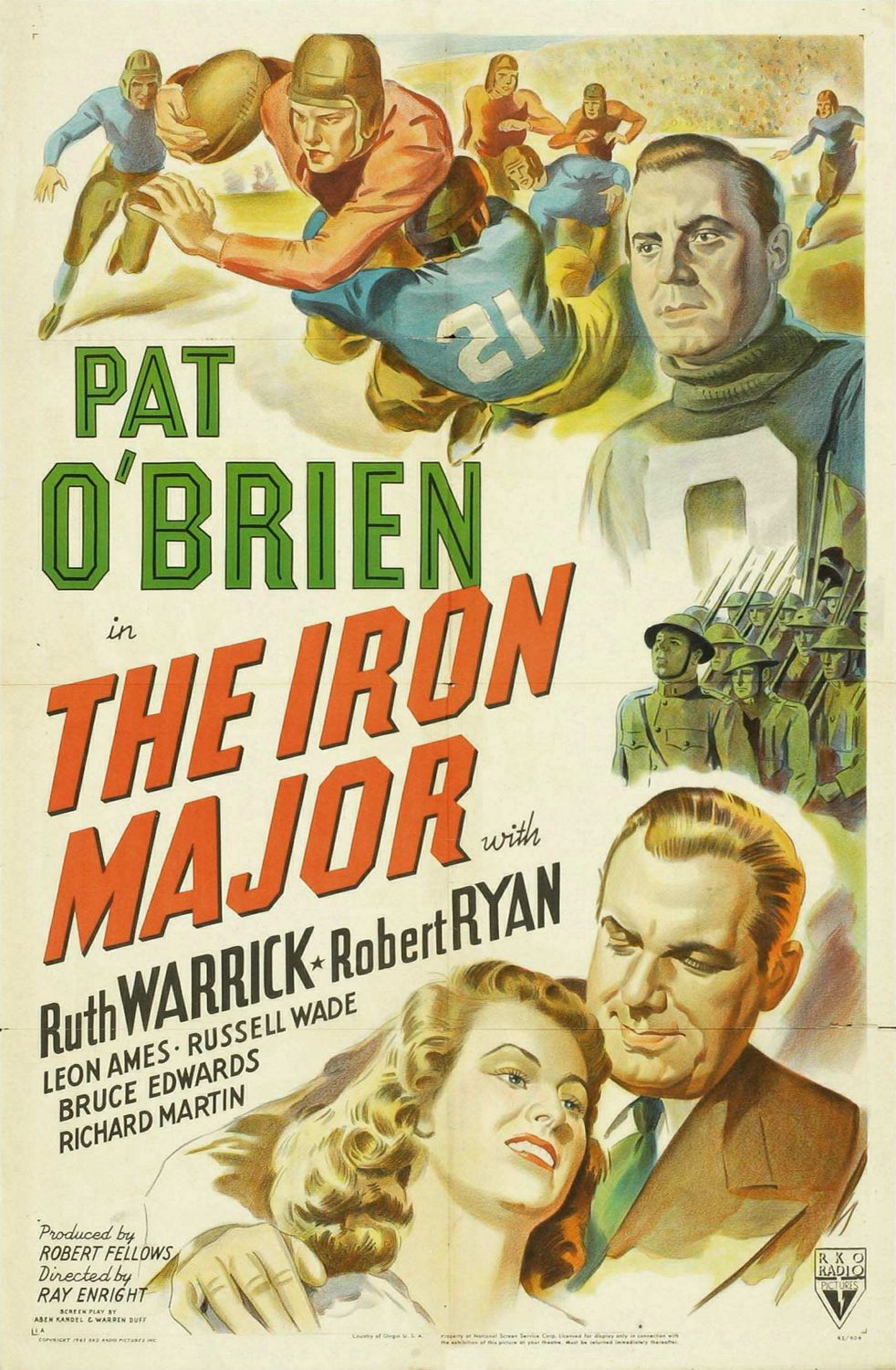 Extra Large Movie Poster Image for The Iron Major 