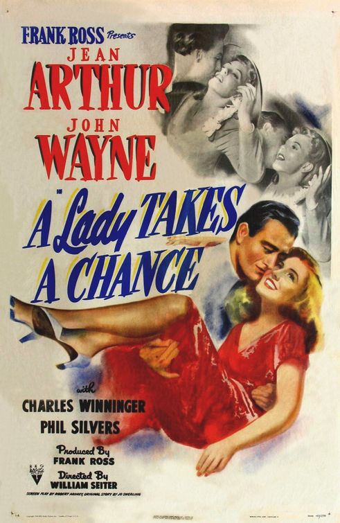 A Lady Takes a Chance Movie Poster