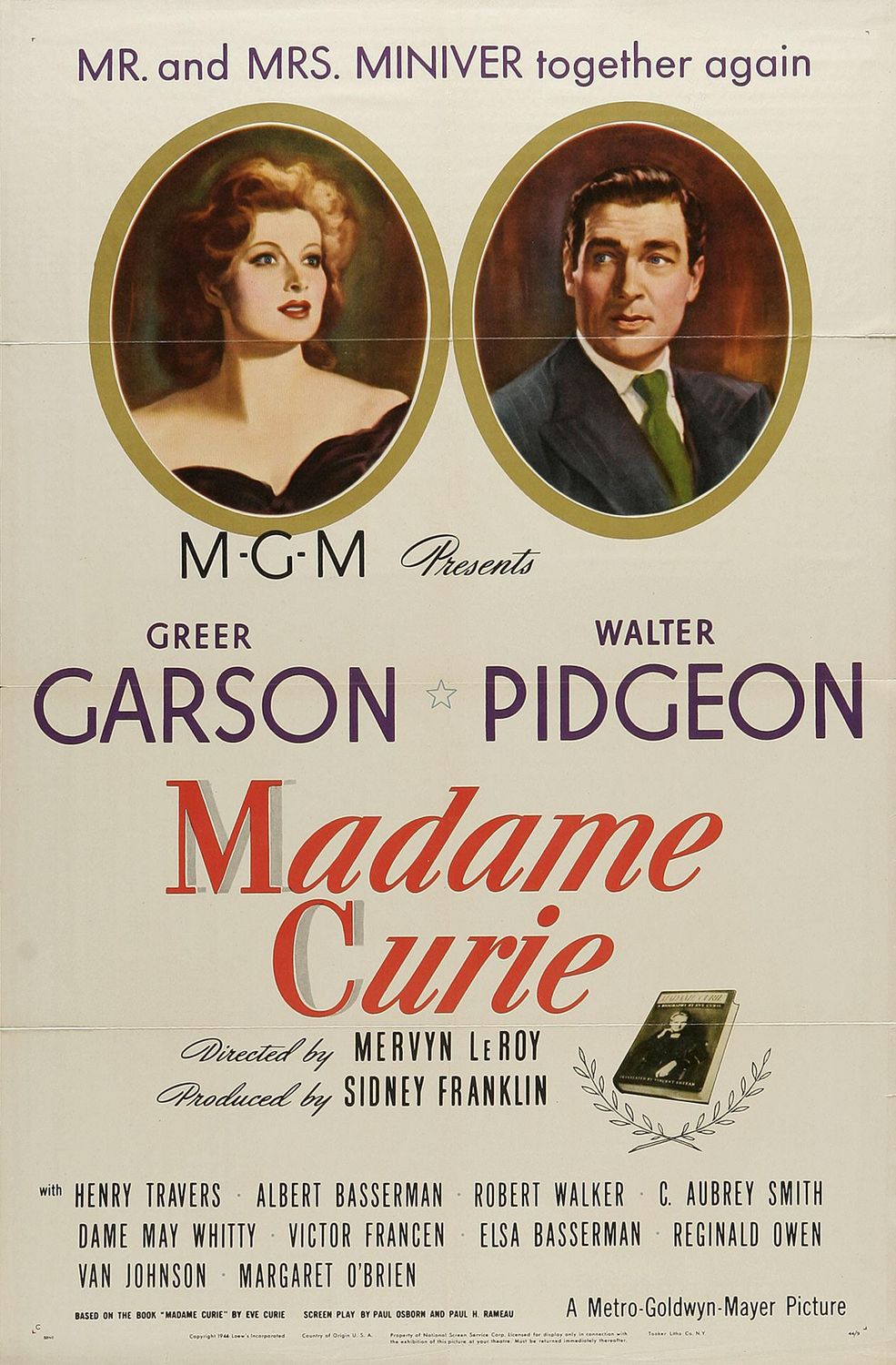 Return to Main Page for Madame Curie Posters