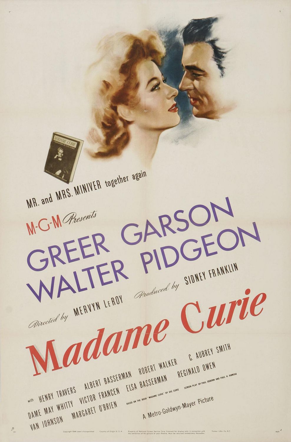Extra Large Movie Poster Image for Madame Curie (#1 of 2)