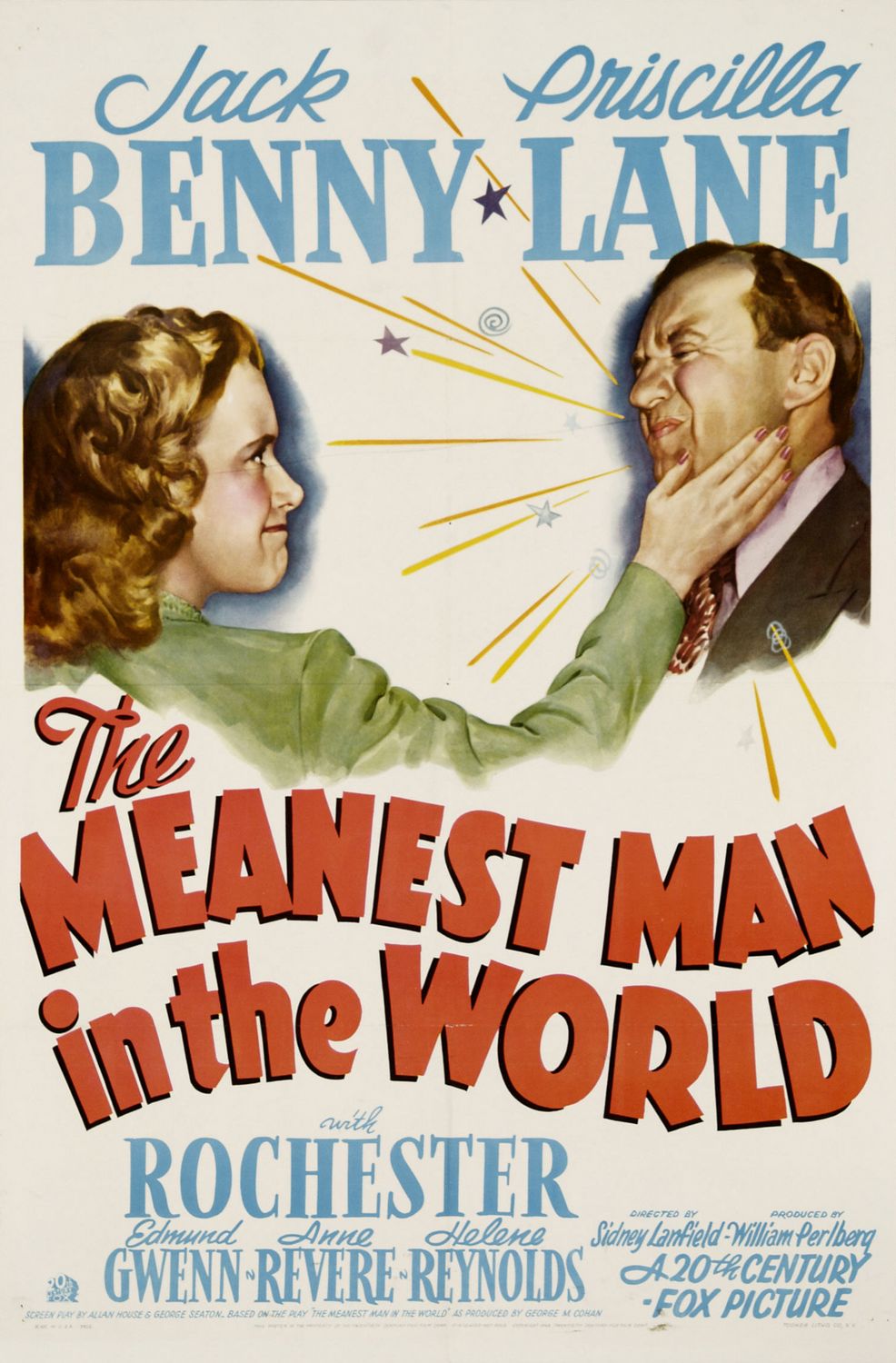 Extra Large Movie Poster Image for The Meanest Man in the World 