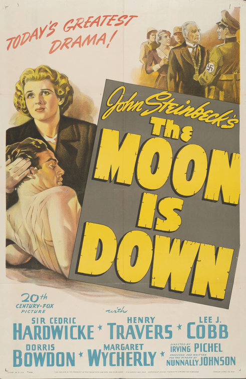 The Moon Is Down Movie Poster
