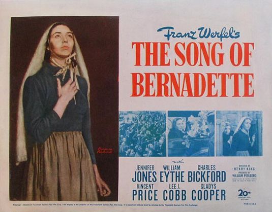 The Song of Bernadette Movie Poster