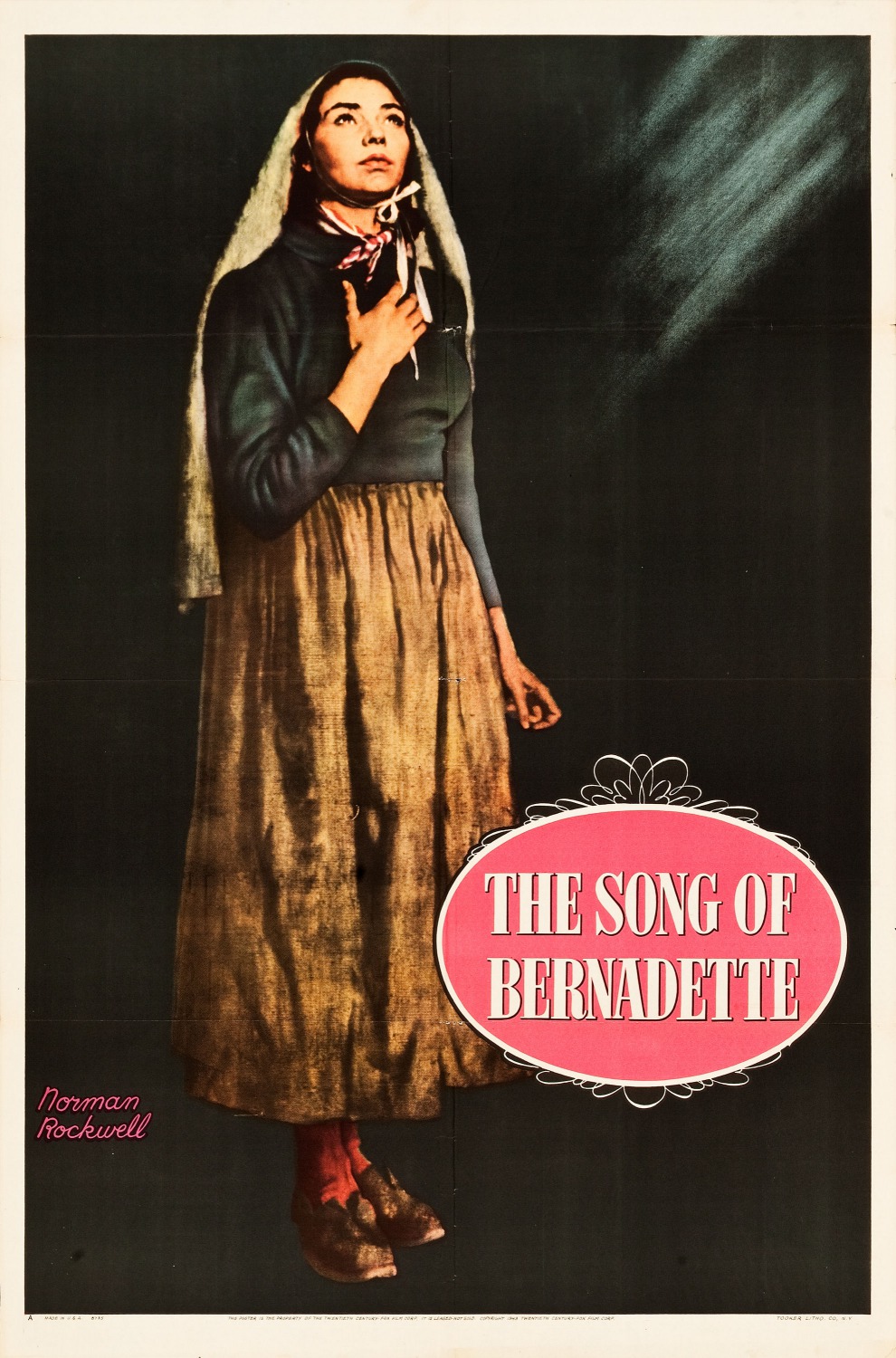 Extra Large Movie Poster Image for The Song of Bernadette (#3 of 3)