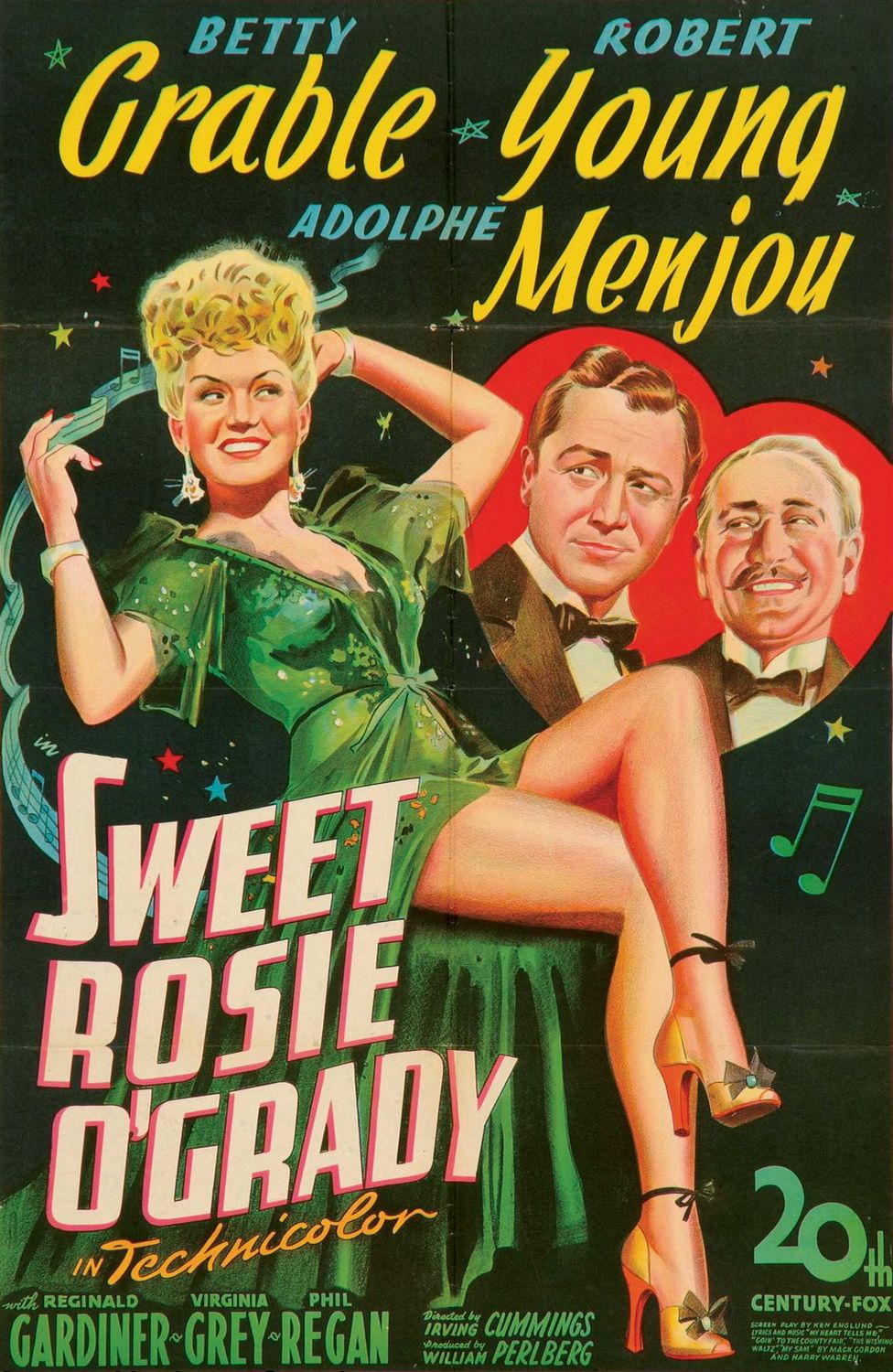 Extra Large Movie Poster Image for Sweet Rosie O'Grady 