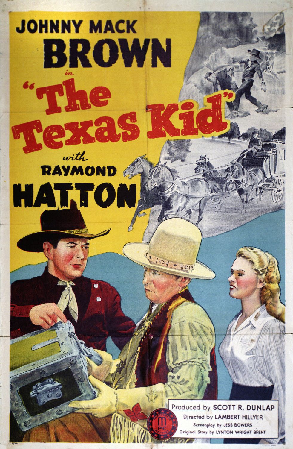 Extra Large Movie Poster Image for The Texas Kid 