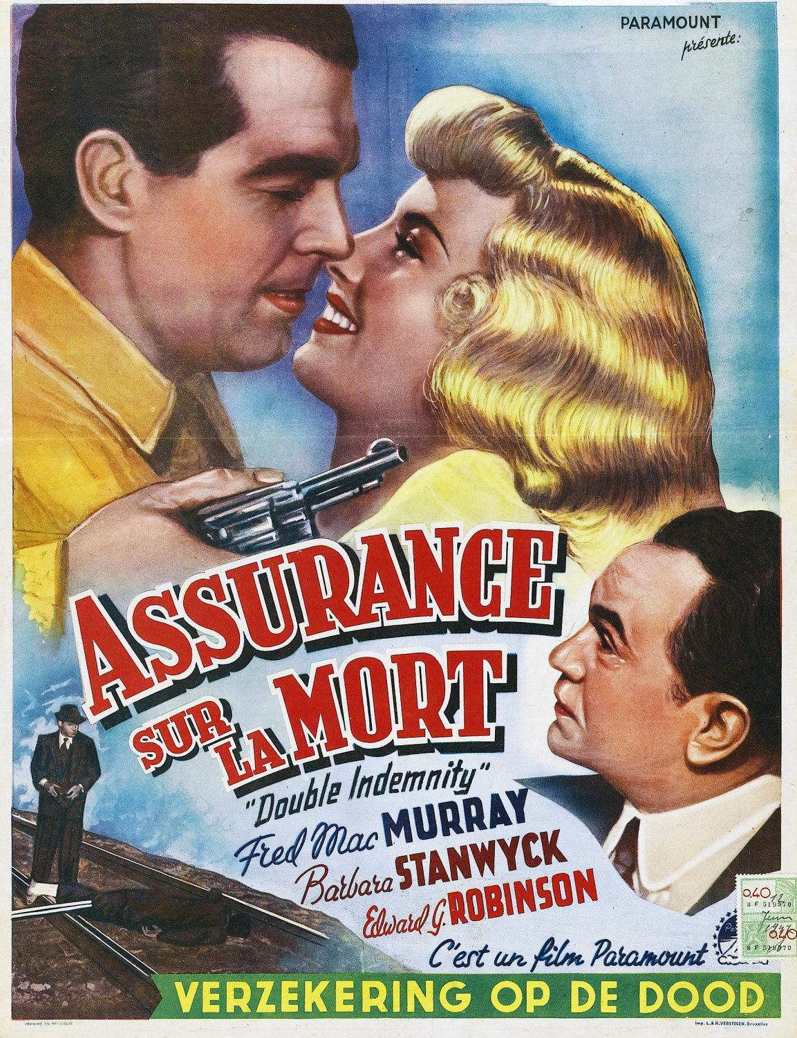Extra Large Movie Poster Image for Double Indemnity (#4 of 7)