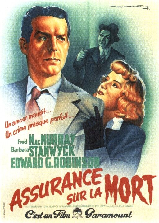 Double Indemnity Movie Poster