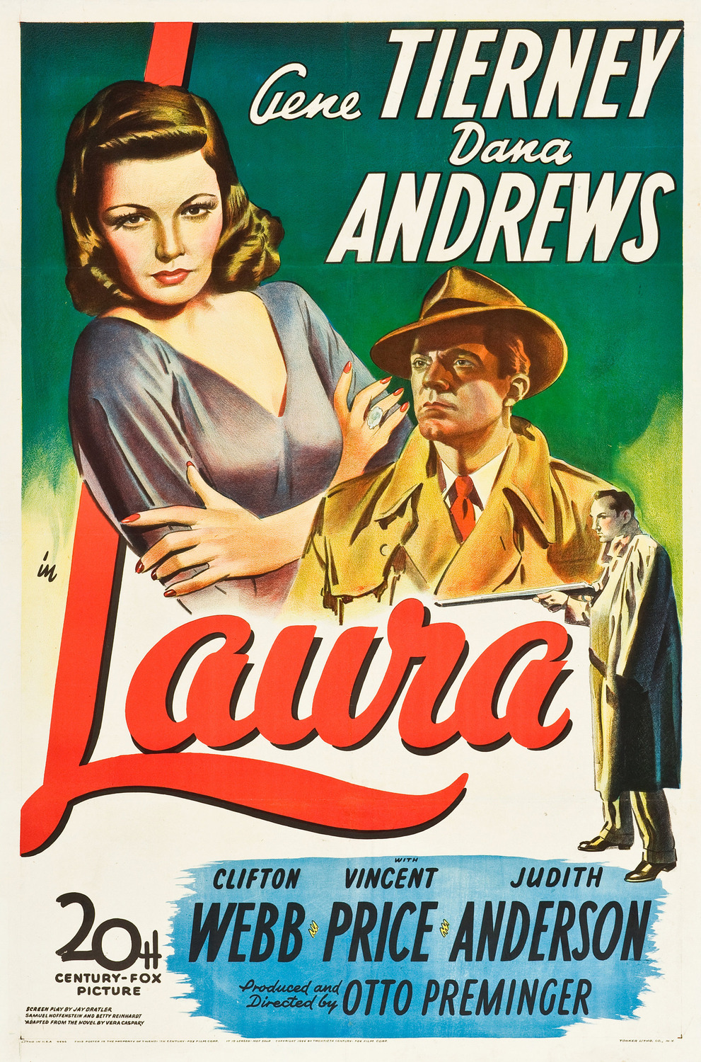 Extra Large Movie Poster Image for Laura (#1 of 7)