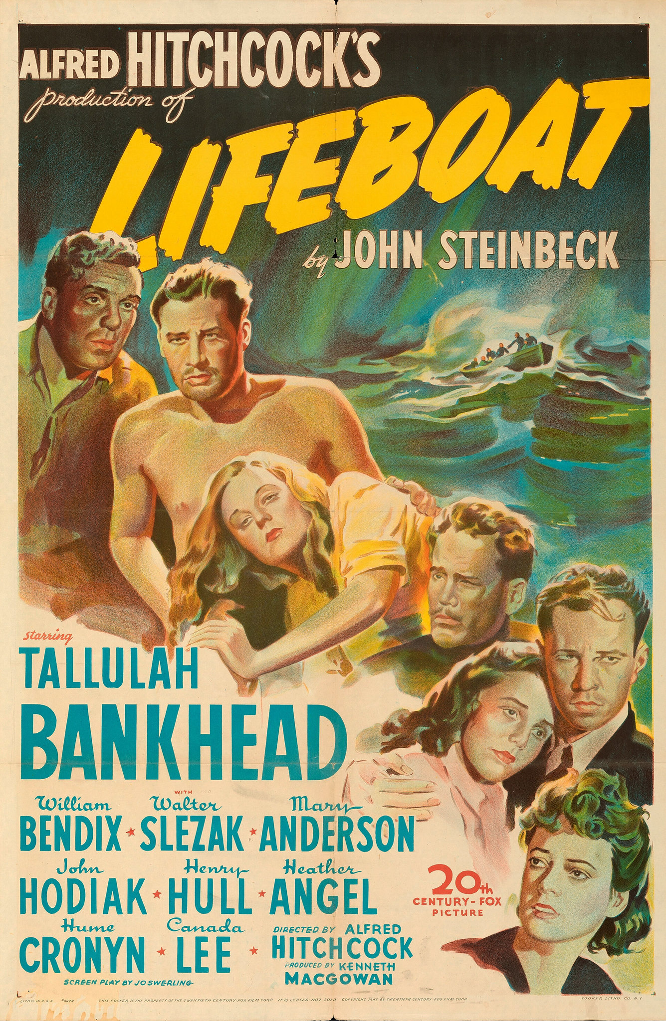 Mega Sized Movie Poster Image for Lifeboat 