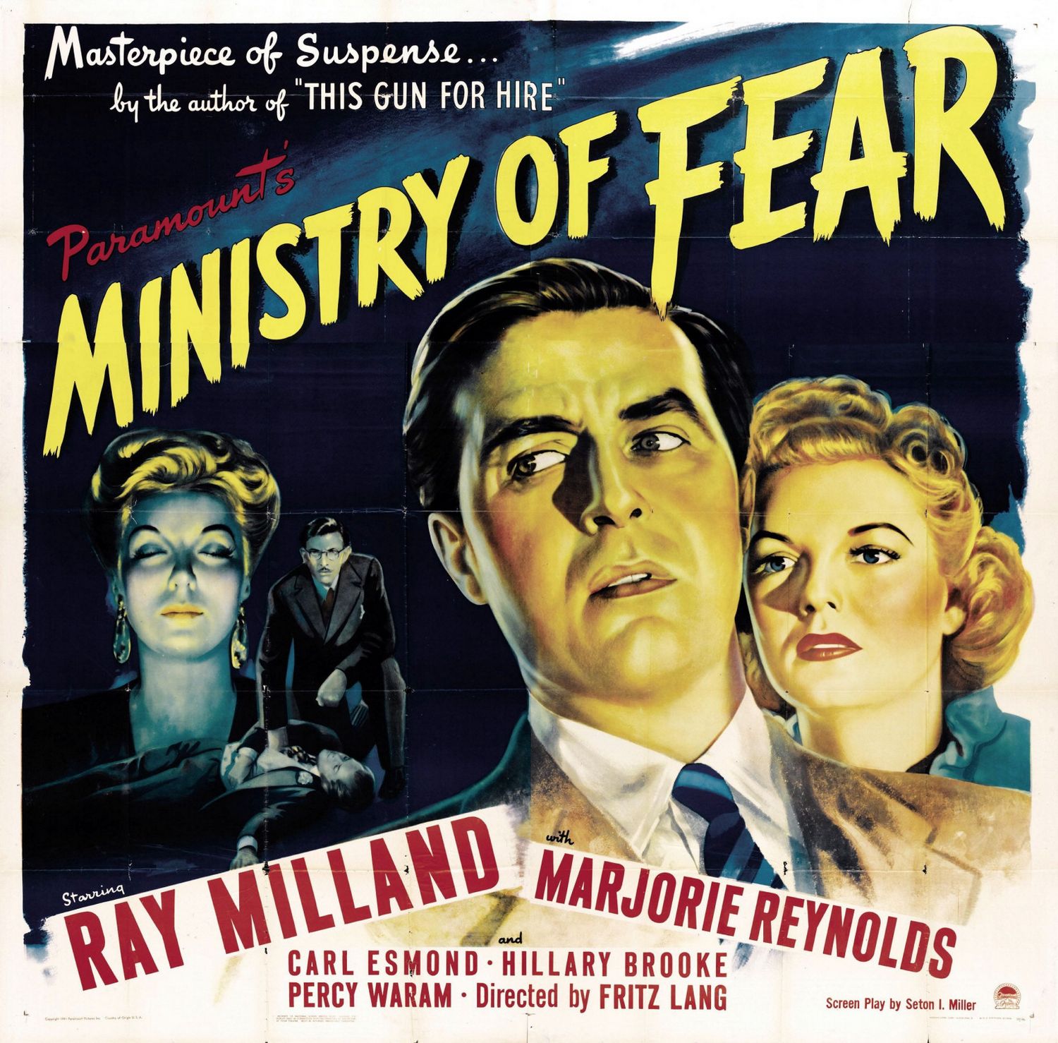 Extra Large Movie Poster Image for Ministry of Fear (#3 of 3)
