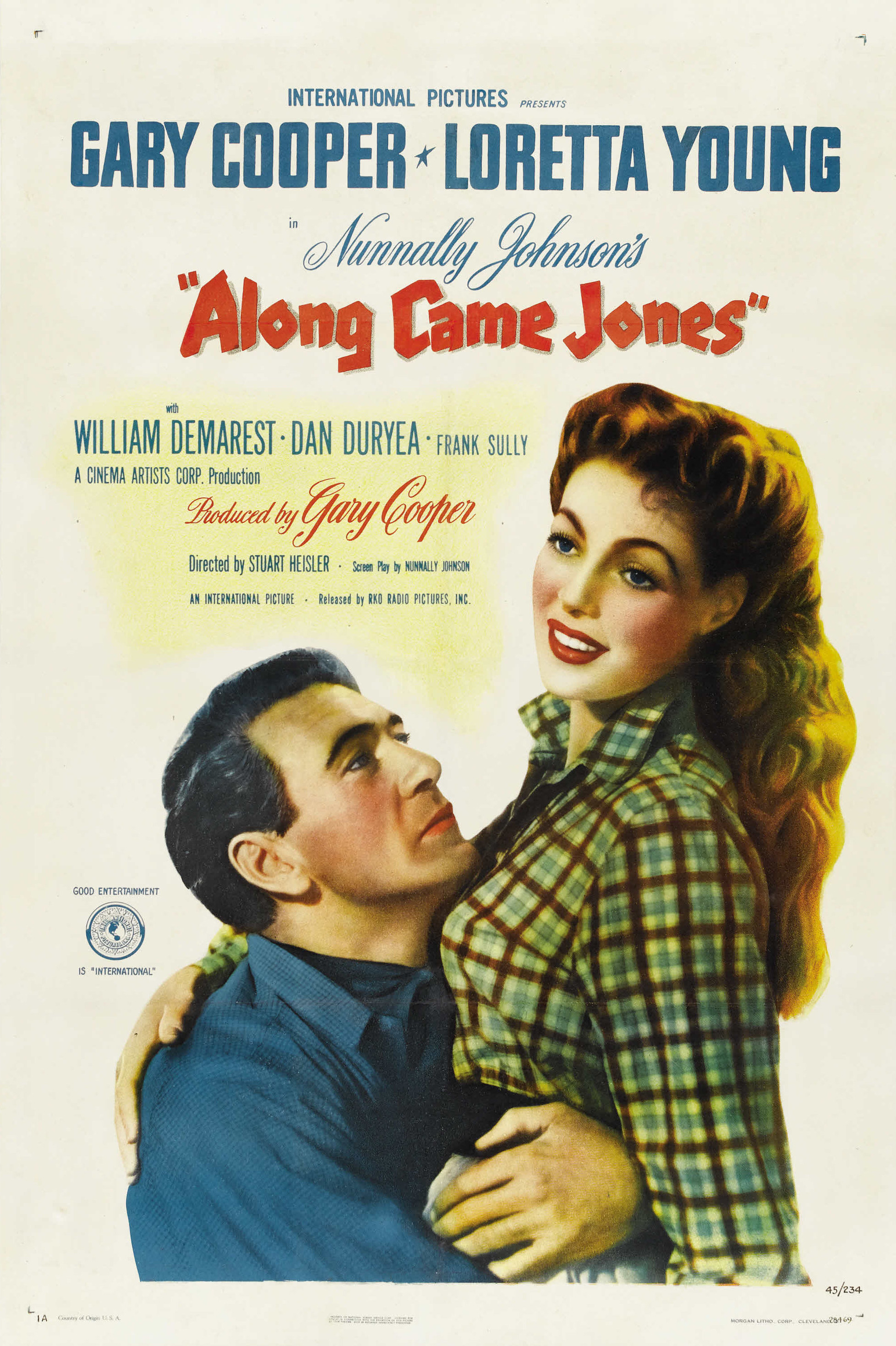Mega Sized Movie Poster Image for Along Came Jones (#1 of 2)