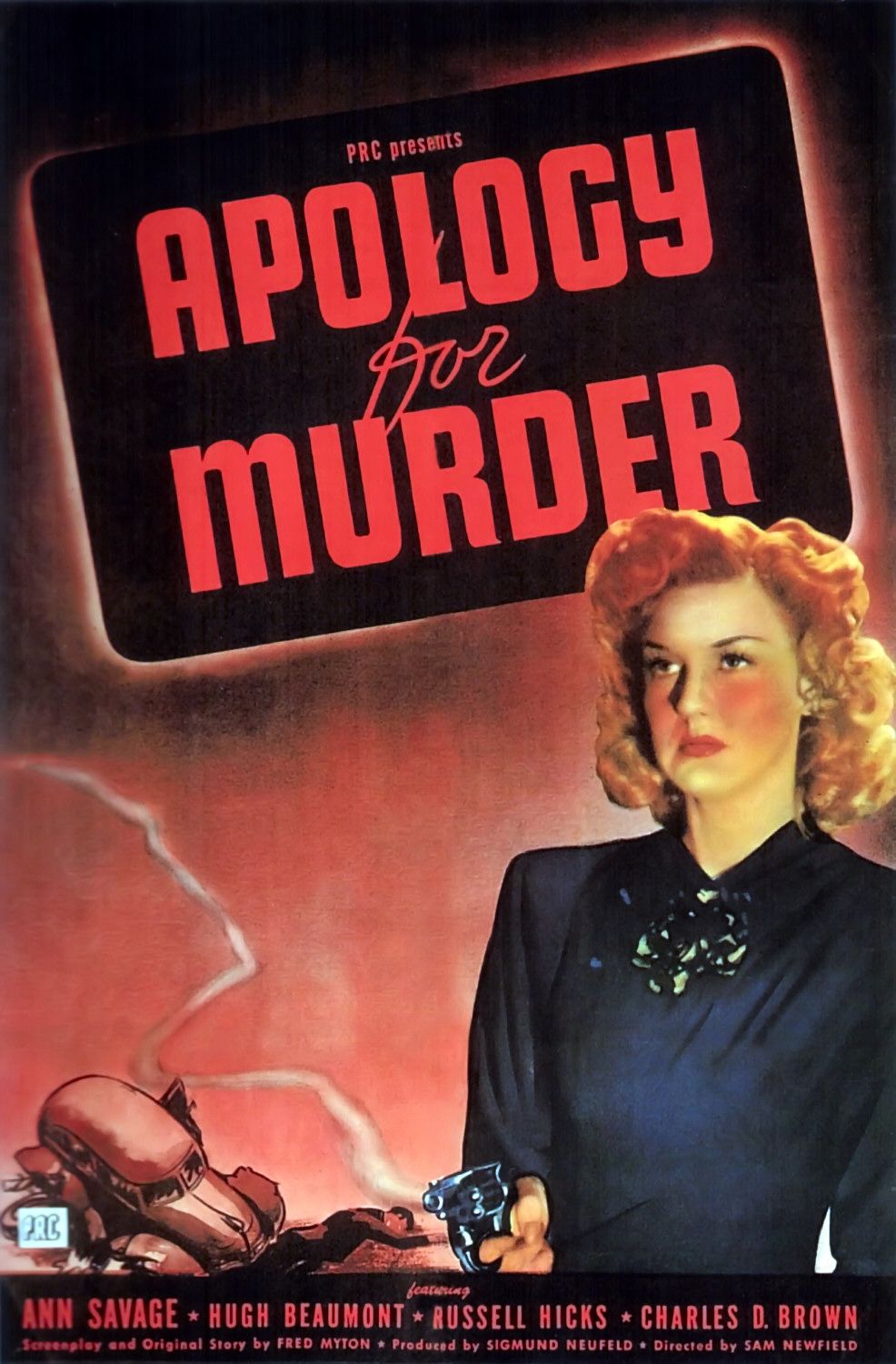 Extra Large Movie Poster Image for Apology for Murder 
