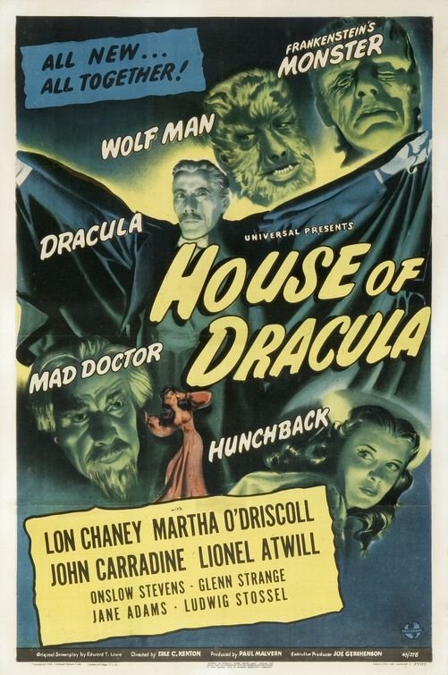 House of Dracula Movie Poster