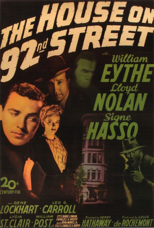 The House on 92nd Street Movie Poster