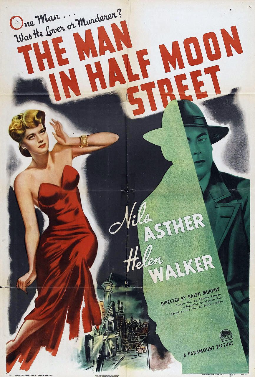 Extra Large Movie Poster Image for The Man in Half Moon Street 