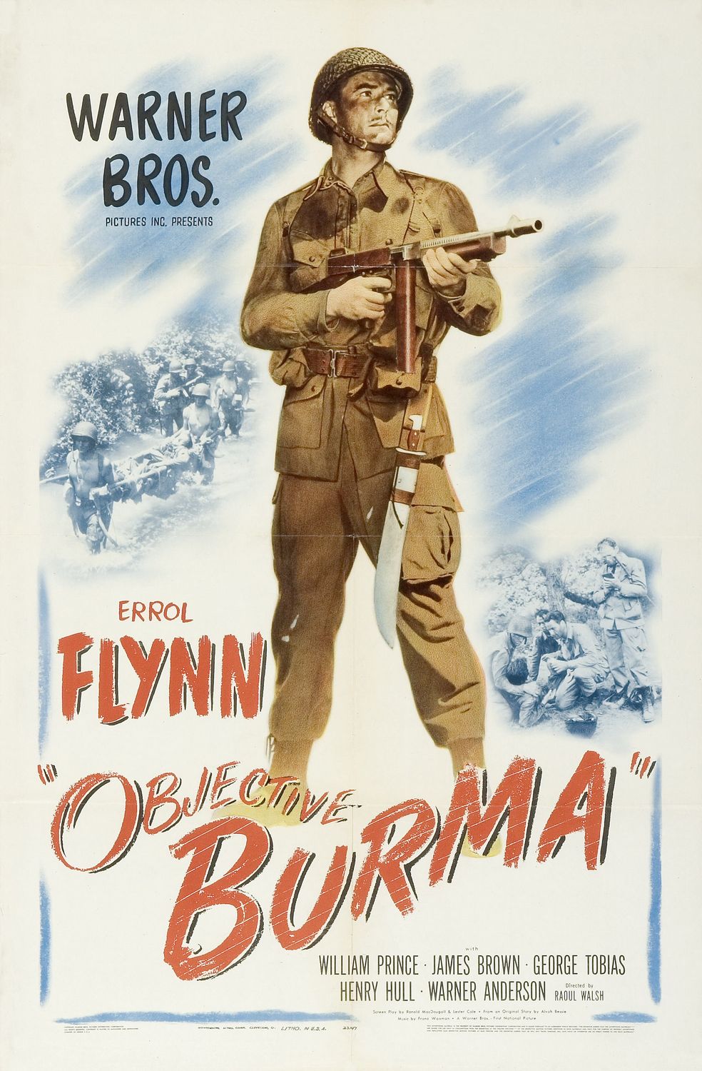 Extra Large Movie Poster Image for Objective Burma 