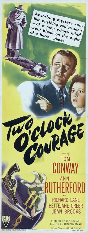 Two O'Clock Courage Movie Poster