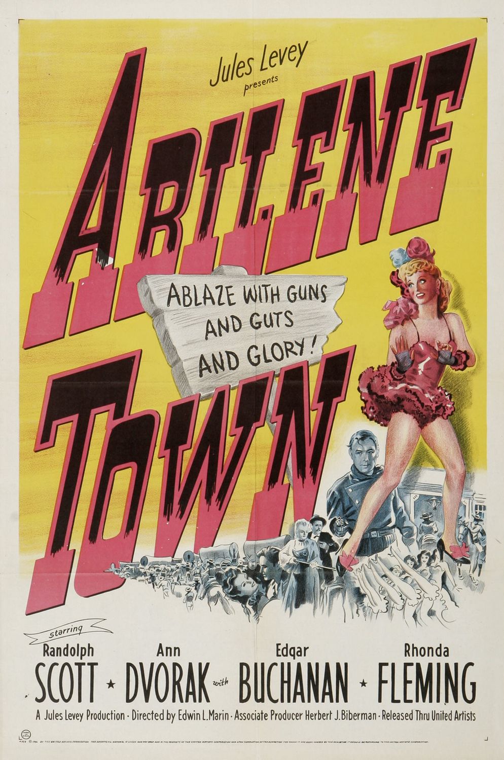 Extra Large Movie Poster Image for Abilene Town 