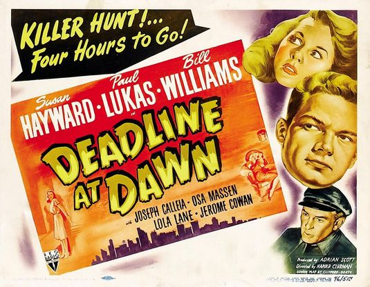 Deadline at Dawn Movie Poster